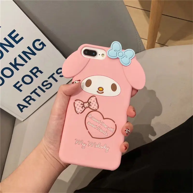 Японский мультфильм рисунок Hello Kitty чехол для телефона iphone 6 6s Пульс 7 8 плюс Чехол X