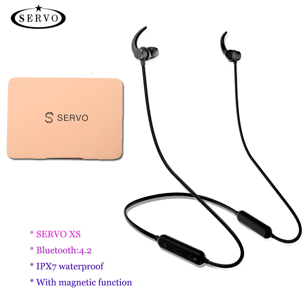SERVO XS Bass Наушники IPX7 водонепроницаемые спортивные Bluetooth наушники/Беспроводная гарнитура с микрофоном для iPhone xiaomi LG