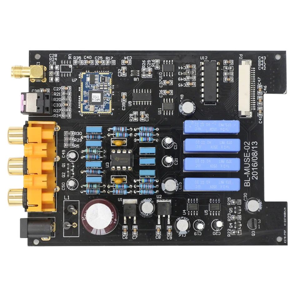2017 Новый fx аудио BL MUSE 02 CSR8670 NE5532P TA7666 Bluetooth 4 0 HIFI приемник волоконный коаксиальный AUX