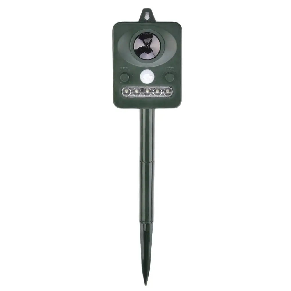 

Waterproof Solar Powered Ultrasonic Animal Repeller For Driving Away Dogs Cats Birds Home Gardening Pest Repeller