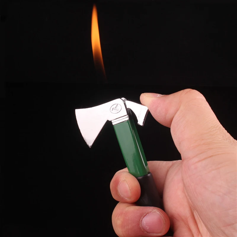 Газовая зажигалка креативные Мини Металлические зеркальные зажигалки 9 5 см