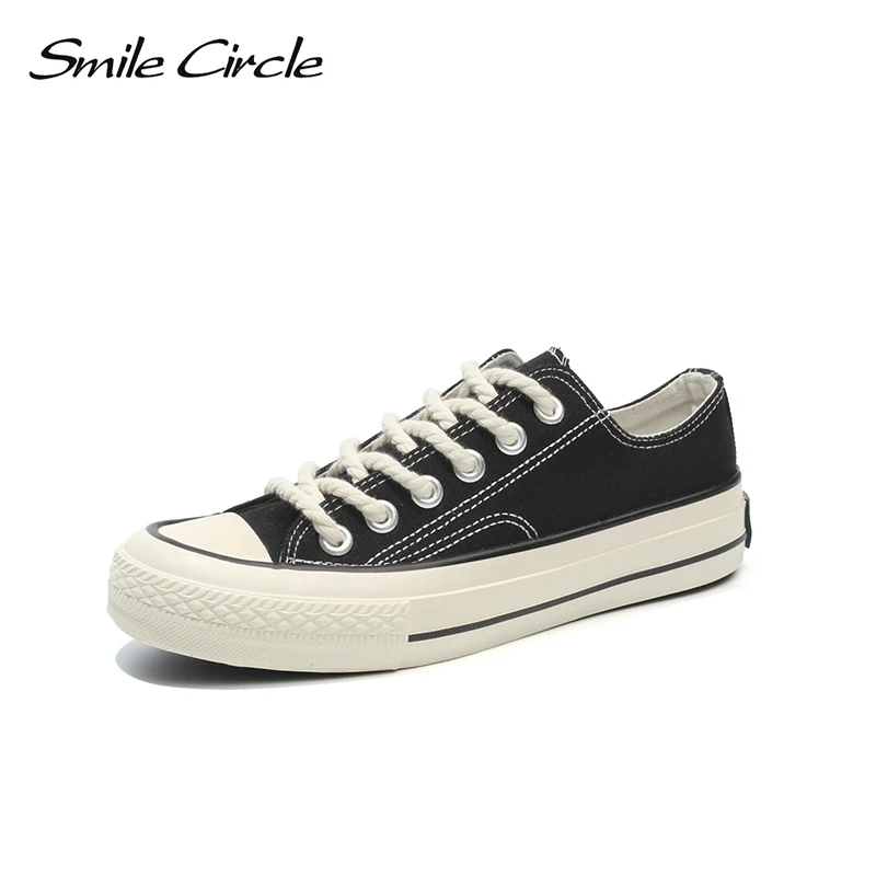 Smile Circle/2018 г. Весенне-летние белые кроссовки Женская Ультрамягкая повседневная