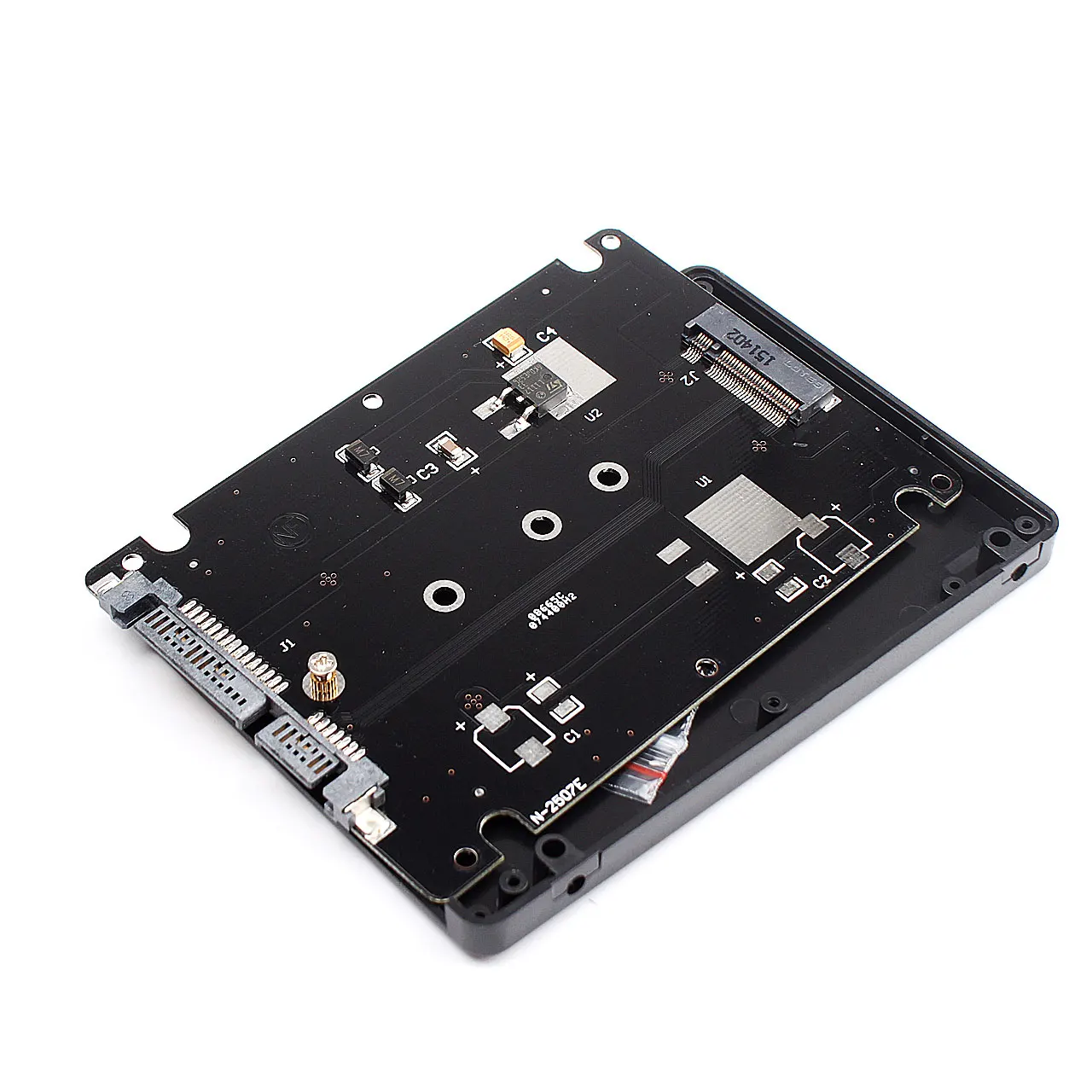 B + M ключ гнездо 2 M. NGFF (SATA) SSD до 5 SATA адаптер карта с чехлом Быстрый #76041|ssd acer aspire one|ssd