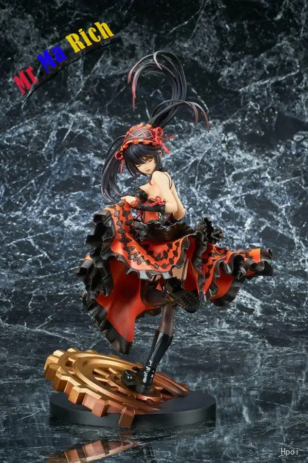 Аниме Дата живой кошмар Куруми токисаки 28 см ПВХ фигурка игрушка|figurines toys|kurumi