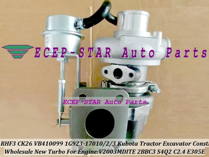 TD03L RHF3 CK26 VB410099 1G923 17010 17012 17013 CK30 турбо для Kubota трактор экскаватор строительство