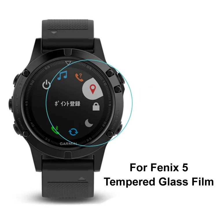 Закаленное стекло для часов Garmin Fenix 5 5S 2 шт. защитная пленка экрана|Защитные