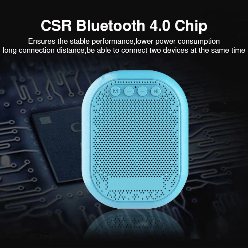 HIFI Портативная Беспроводная Bluetooth-колонка стерео звуковая коробка TF-карта