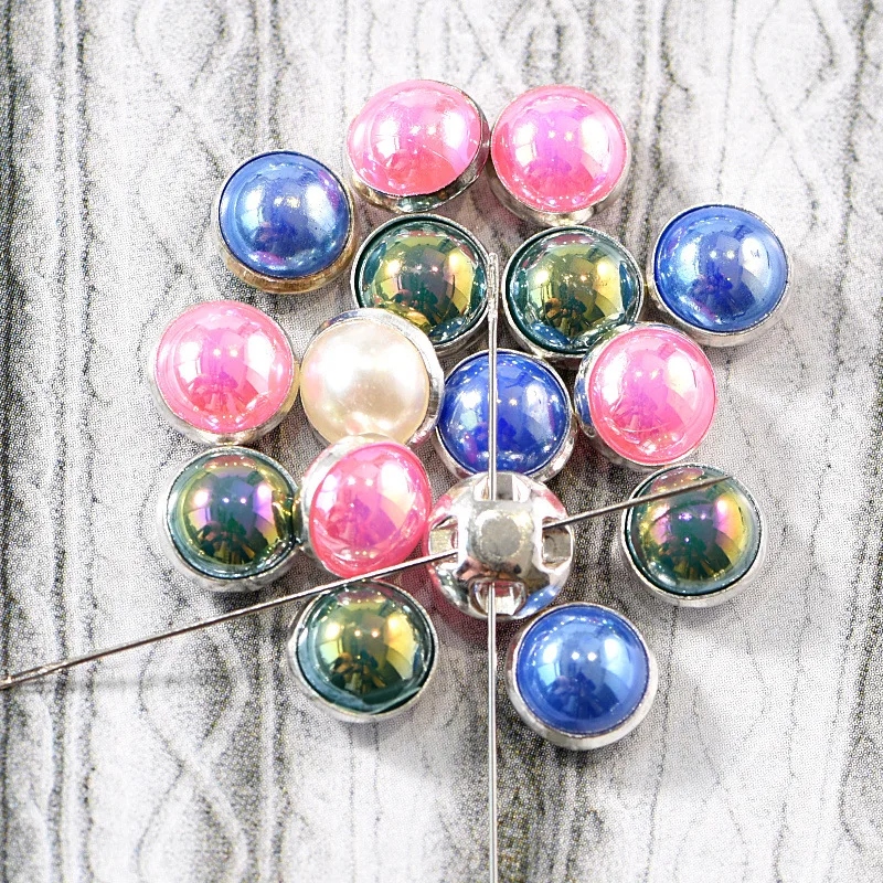 50PCS/Pack Plastic Resin Imitation Pearl Beads Hand Sewing Drill Clothing Decoration Accessories Handmade DIY Craft Supplies |