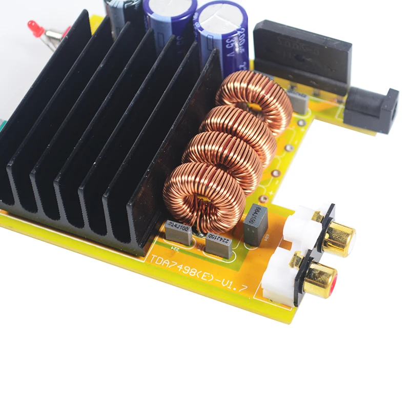 Новый K.GUSS KT 160 Class D 2 0 TDA7498E Hi Fi аудио цифровой усилитель мощности полная плата Вт *