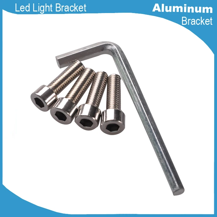 1 пара Led Light Bar светодиодные фары для вождения алюминий 1,18 дюймов трубки кронштейны ATV внедорожник грузовики бампер 30 мм монтажные кронштейны