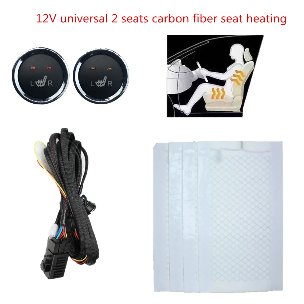 4 Универсальные подкладки для сидений 12 В 2 сиденья|vehicle seat|seat heatingheater pad |