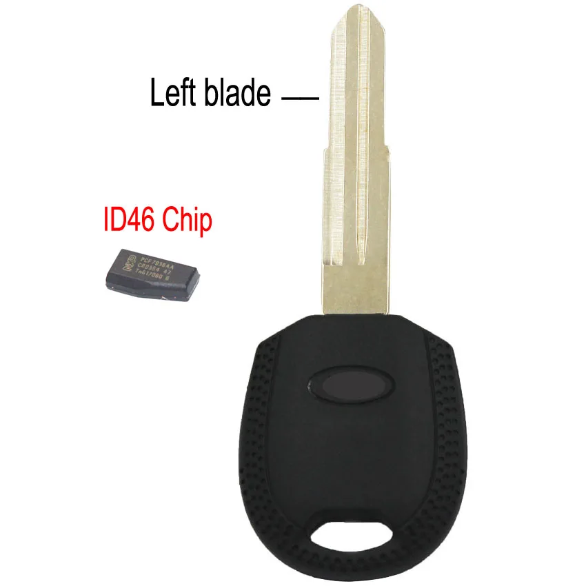 Транспондер зажигания пустой ключ оболочки чехол ID46 PCF7936 чип для Kia Cerato Morning Picanto Sportage левое лезвие