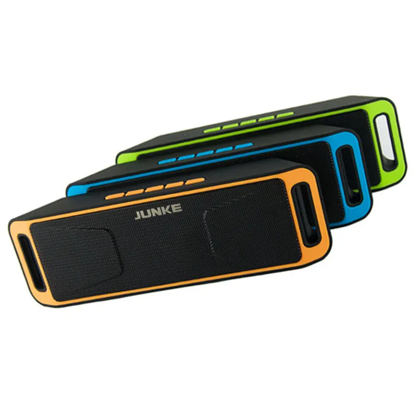 Стерео Портативная Bluetooth колонка с двумя басами для спорта FM радио картой RadioTF USB