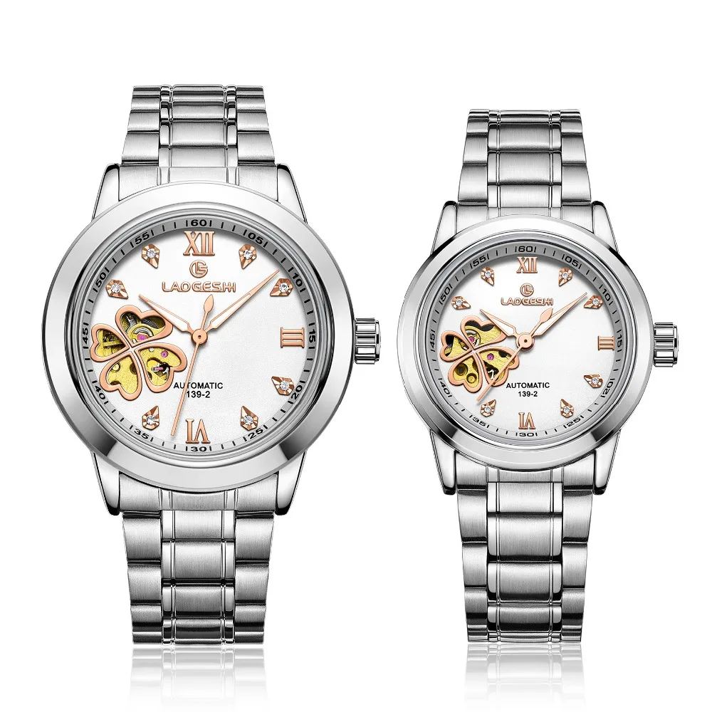 Часы наручные механические для мужчин и женщин люксовые брендовые модные