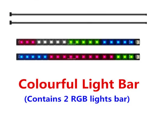 2 Light Aigo aurora C5 радужные огни разноцветные RGB регулируемый цветной вентилятор 120 мм светодиодный ПК Компьютер охлаждающий кулер бесшумный чехол контроллер вентилятора - Цвет лезвия: 2 Light