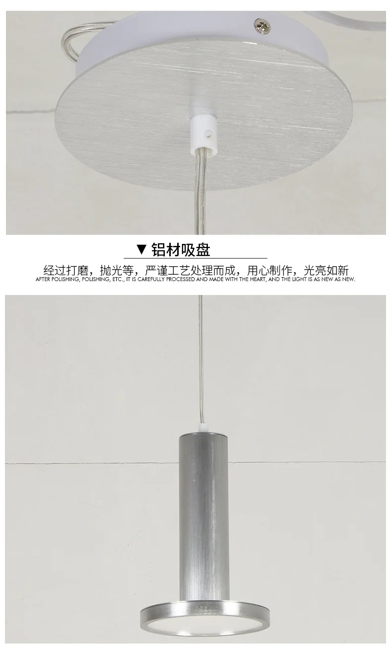 Nordic single head small chandelier restaurant simple modern bar light creative personality lamps | Лампы и освещение