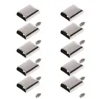 10 шт. кожаные металлические зажимы на молнии для поделок, зажимы для фиксации ХВОСТОВИКОВ, крепежная головка для инструмента с винтами, аксессуары для сумки, новинка