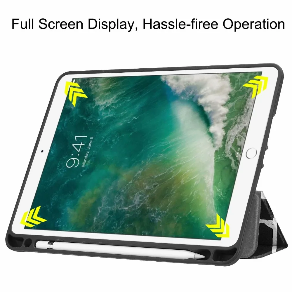Чехол с карандашом для IPad 9,7 A1822 A1893, подставка для планшета, чехол для Apple IPad Air 2, чехлы для планшетов