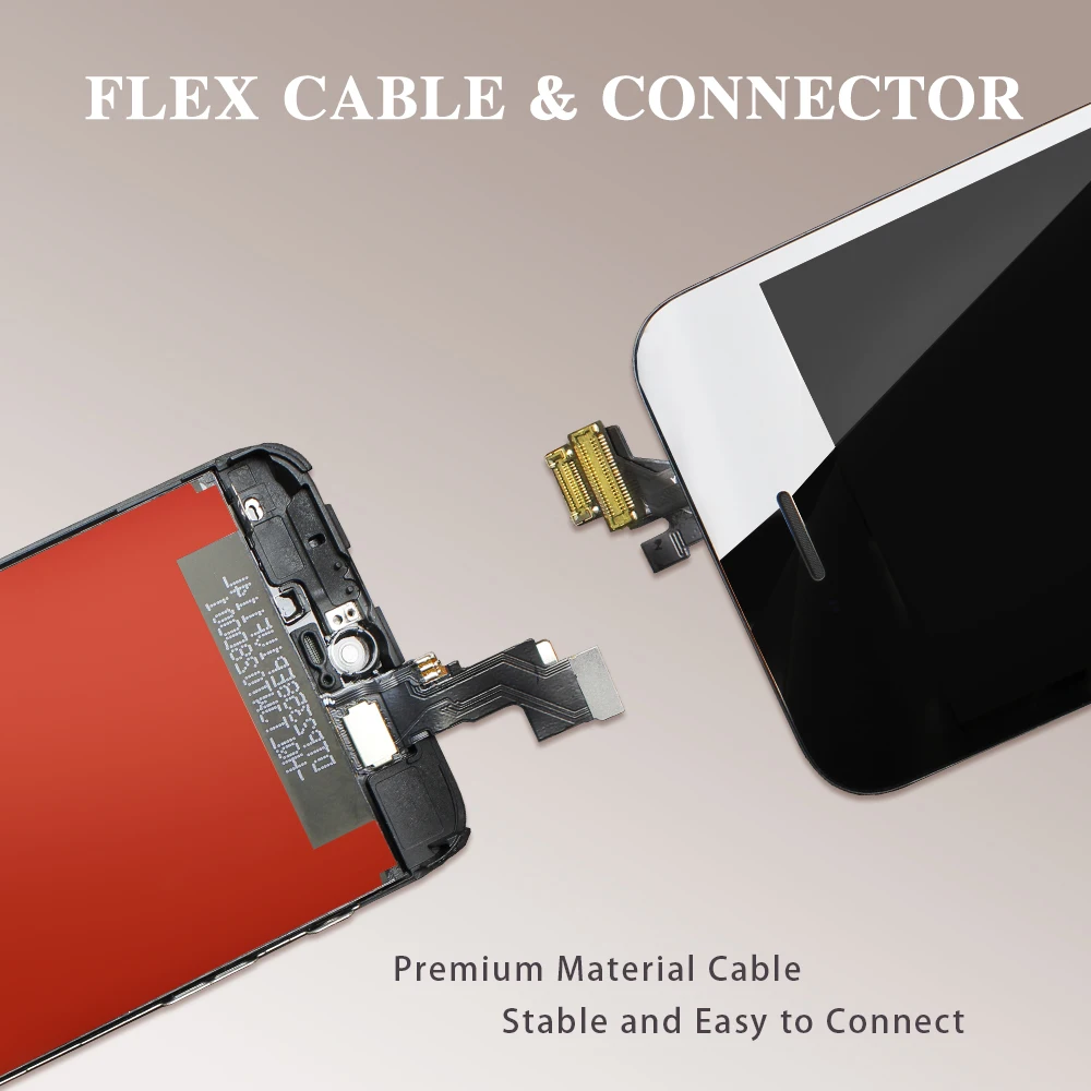 Класс AAAAA пожизненная гарантия для iPhone 5/5S/5c ЖК экран Замена кодирующий