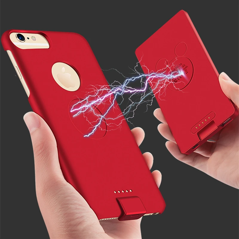 Чехол с расширенным аккумулятором для iPhone 8/7/6s/6 Plus портативный внешний