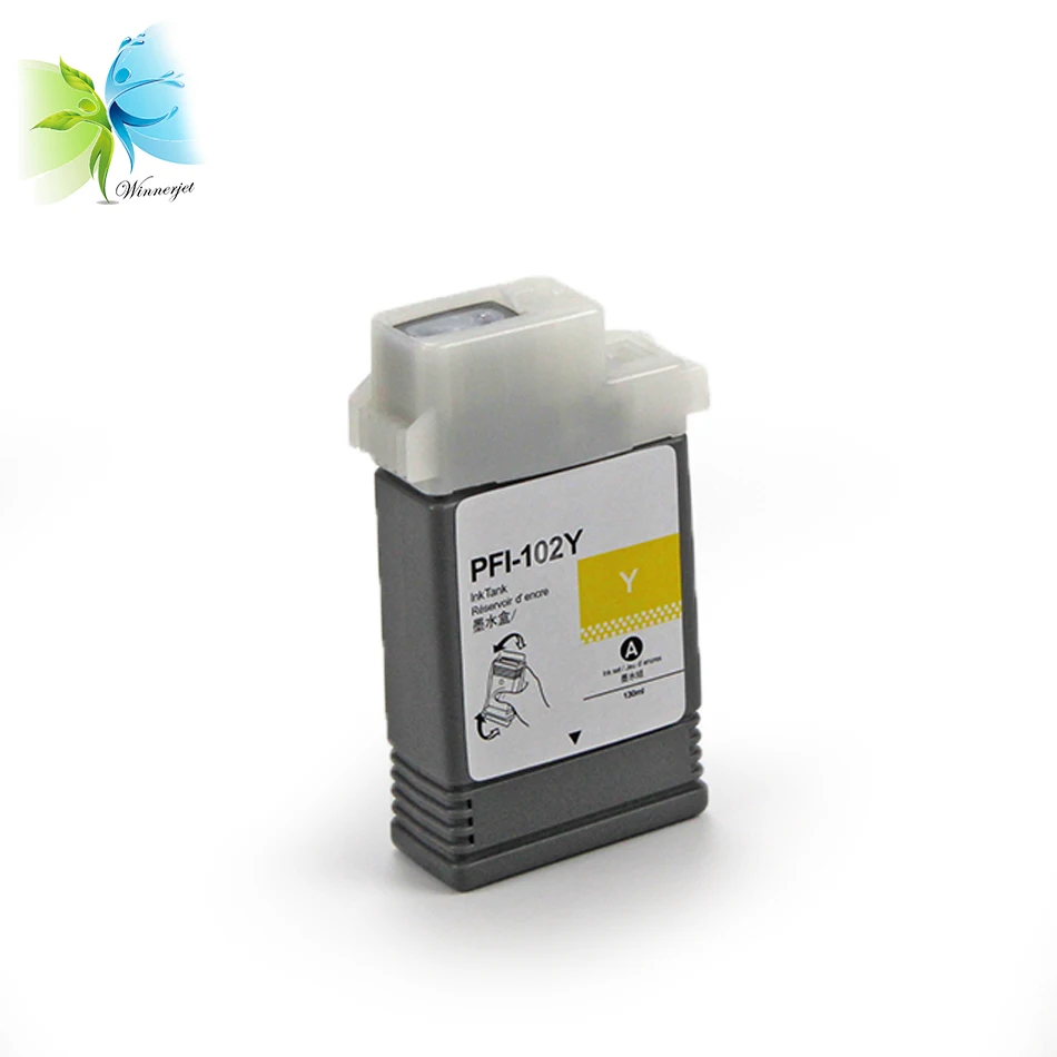 Чернильный картридж WINNERJET PFI 102 для Canon IPF500 IPF510 IPF600 IPF610 IPF700 IPF710 IPF605|ink cartridge|ink cartridge for