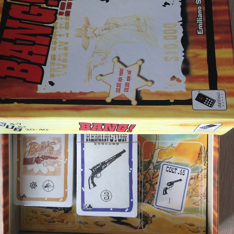 Bang Board Game Paper Card 5-7 Players Chinese Version Family Easy Play | Спорт и развлечения