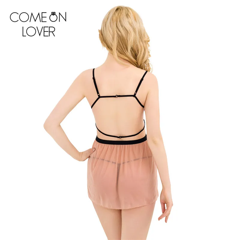 Comeonlover/комфортное прозрачное кружевное нижнее белье RL80242 уникальное Нижнее Белье