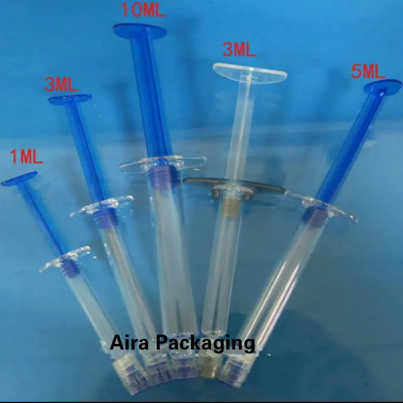Пустая пластиковая тонкая косметическая бутылка для шприца 5 мл 100 шт./лот сделай