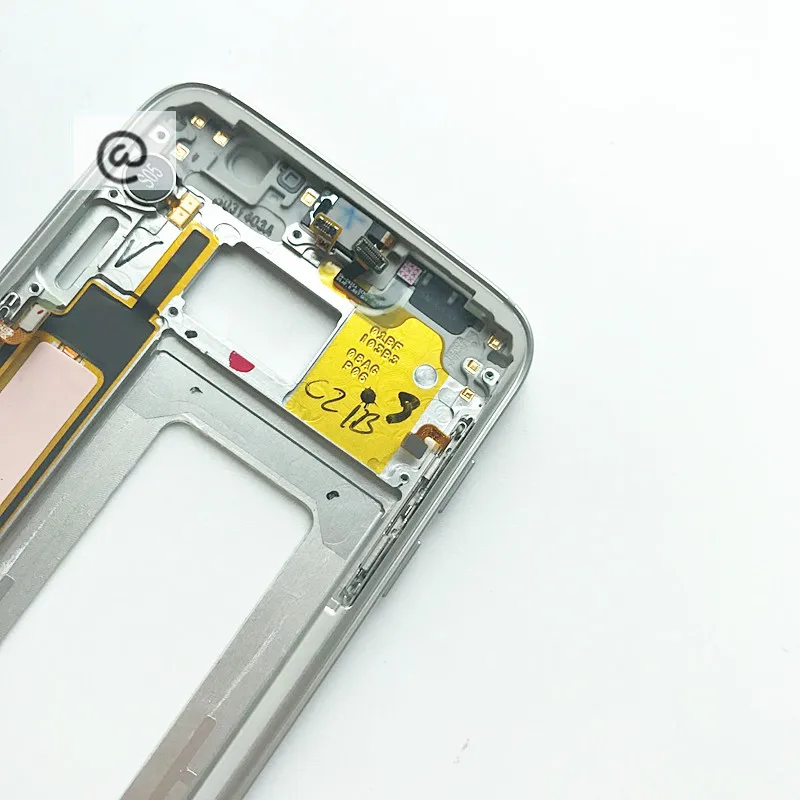 Новая батарея Дверь средний корпус крышка перегородка Замена для Samsung Galaxy S7 Edge G935