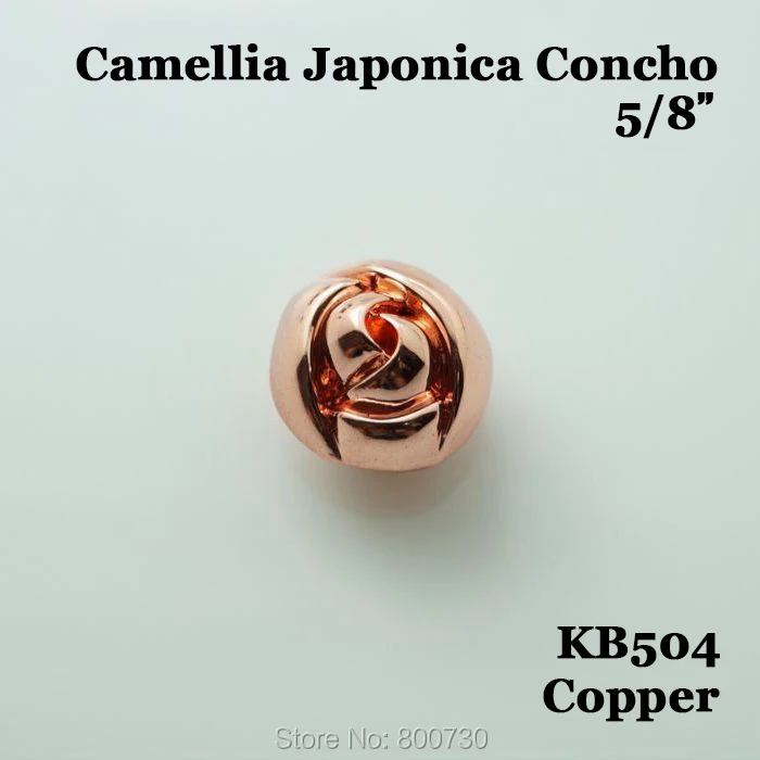 (KB504) 10 шт. 5/8 '' Western Conchos Camellia Japonica Concho Leathercraft|leathercraft|leathercraft conchos |