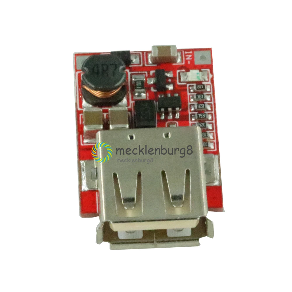 Повышающий Модуль питания для телефона источника с 3 В до 5 в 1 А USB зарядное