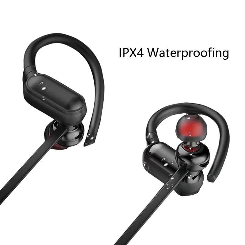 BGreen Bluetooth 5.0 Sport Earphone Wireless Sports Headset Stereo Waterproof IPX4 TF Card Playback Earphones With Ear Hook | Электроника