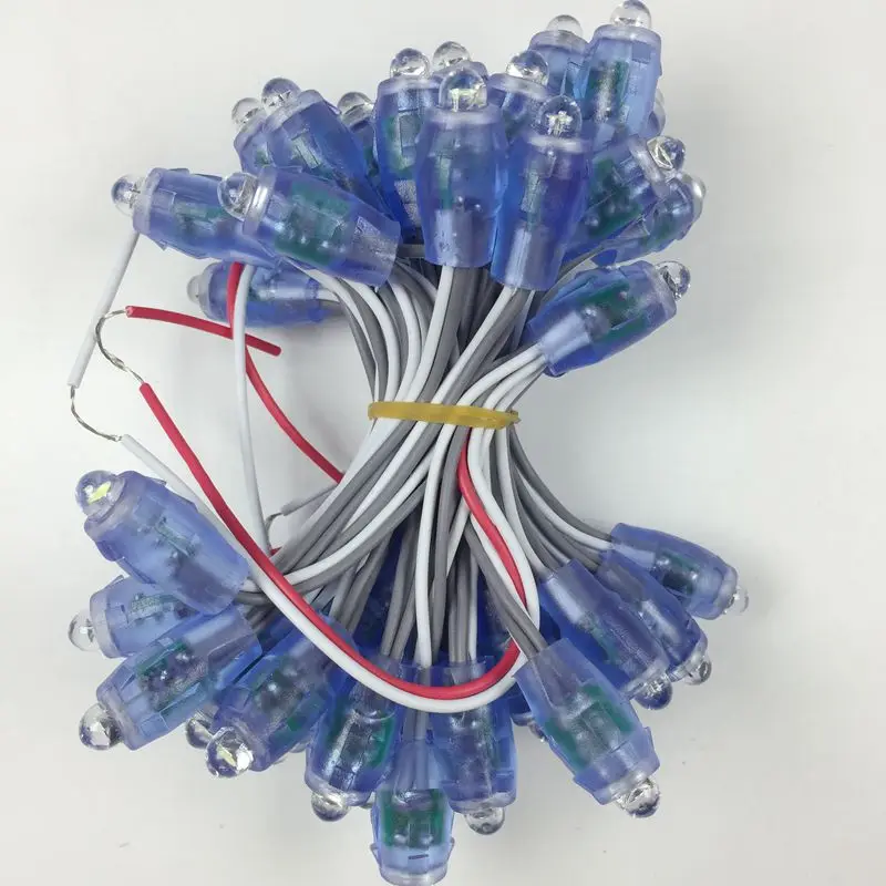 12 мм одноцветные пиксельные модули DC5V IP67 водонепроницаемые светодиодные