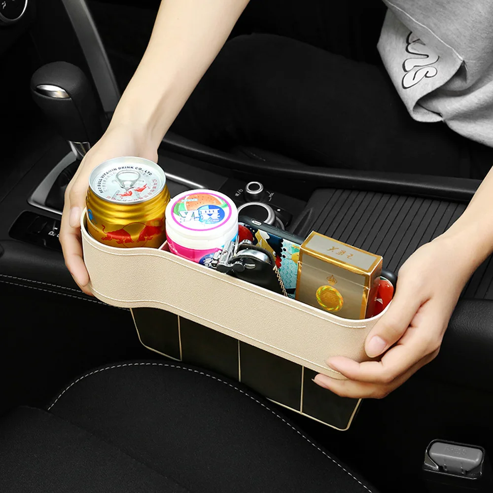 Car Seat Crevice Storage Box Auto Gap Pocket Stowing Tidying Organizers Side Slit Universal Leakproof | Автомобили и мотоциклы