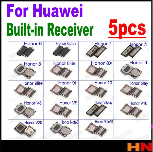 5 шт. динамик для Huawei honor 6 7 6plus 7i 8 lite 9 9i 10 V8 V9 V10 V20 | Мобильные телефоны и аксессуары