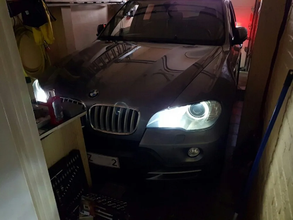 

ANGRONG 2x LED Angel Eye Halo Light Bulb 90W For BMW E39 E60 E61 E87 E53 X5 E63 E65 E83 E83 X3 (CA291)