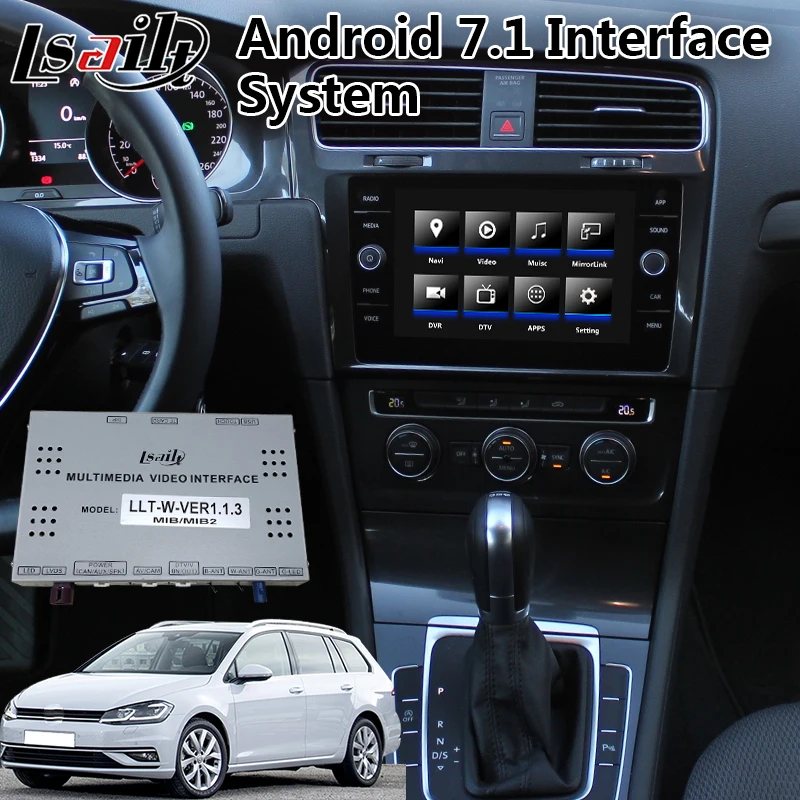 Android 7,1 мультимедийный интерфейс для Volkswagen Teramout/Atlas/T-Roc MOB MIB MIB2 система- год, Автомобильный gps