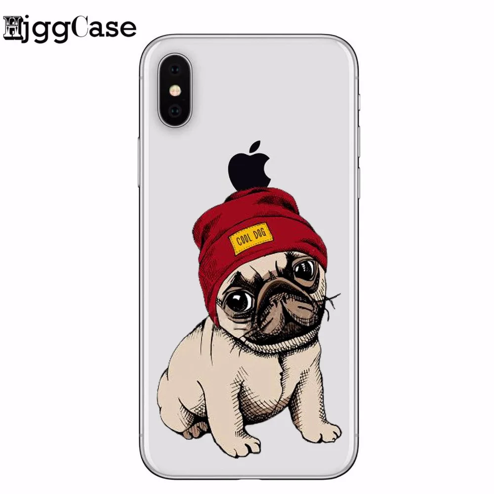 Мягкий чехол для телефона iphone 6 с милой мультяшной собакой защитная задняя крышка