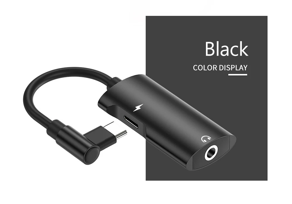 Usb type-C с двумя головками до 3,5 мм разъем для наушников типа C со штекером и разъемом для наушников type-C вспомогательный кабель адаптер для samsung для huawei конверсионная линия