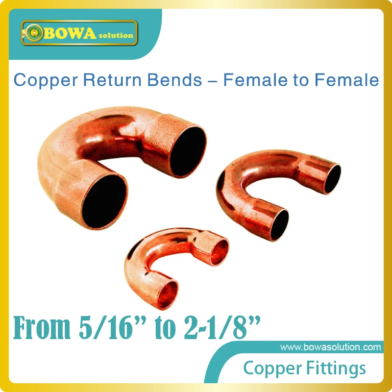 2 1/8 &quotмедные обратные сгибы подходящие для тандемных полувинтовых компрессоров