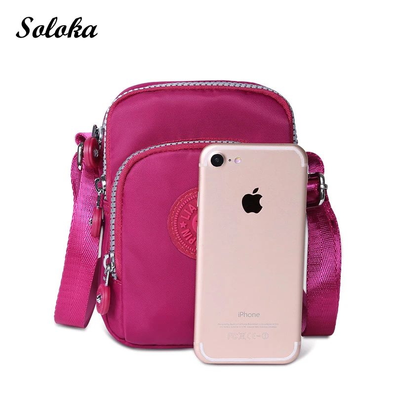 Модные повседневные женские Наплечные сумки из нейлона сумки-мессенджеры