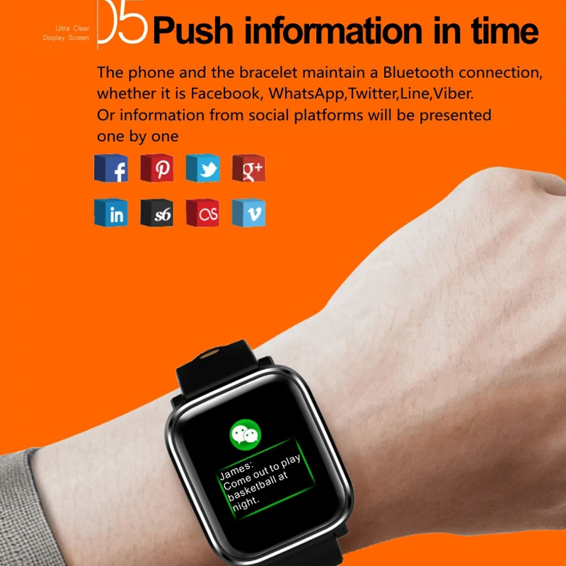 Hevaral SmartWatch для мужчин и женщин GPS спортивный фитнес-трекер браслет измерение