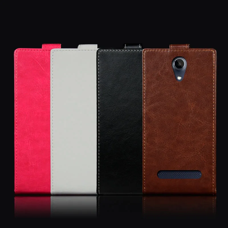 Pierves Роскошный чехол-книжка из искусственной кожи с отделением для карт Philips S327 |