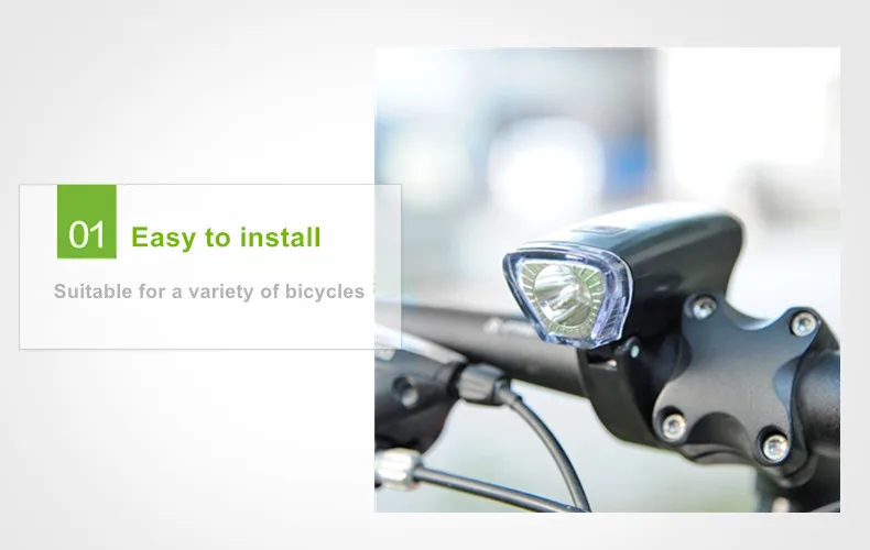 Leadbike велосипедный передний светильник 3 режима водонепроницаемый велосипедный руль головной светильник светодиодный Предупреждение ющий светильник велосипедные аксессуары для ночной езды