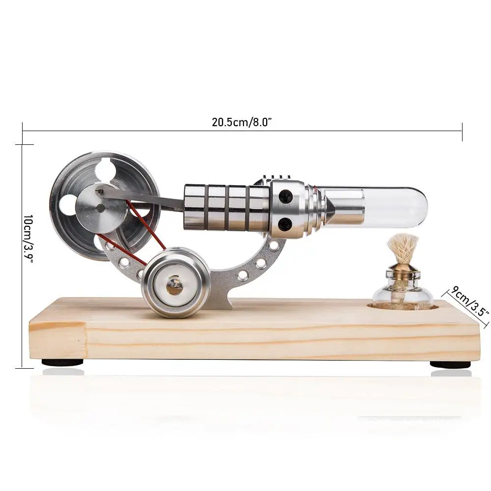 Мини двигатель Stirling DIY креативная Модель двигателя образовательный тепловой