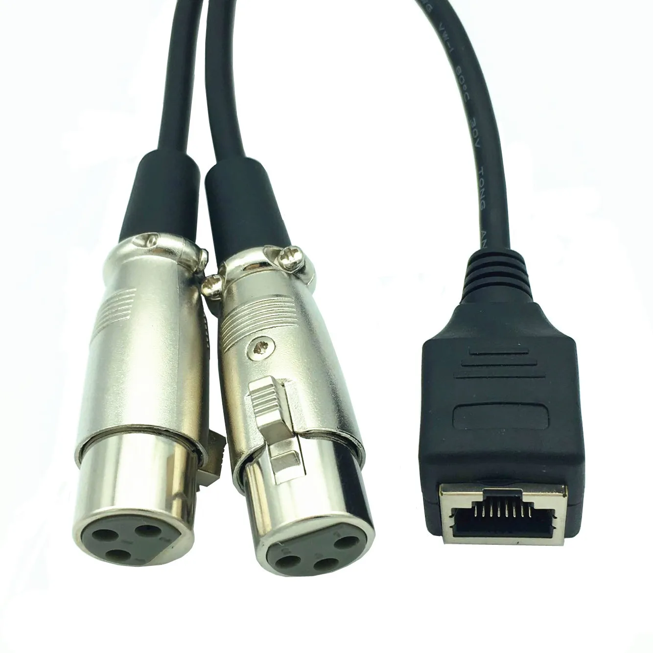 RJ45 к 2XLR карты кабель передачи 2 * XLR Женский женский расширение