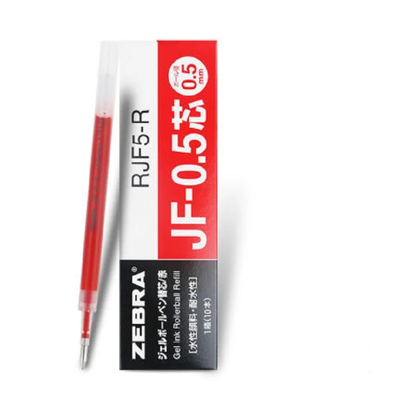 Запасные стержни для гелевых ручек ZEBRA JJ15 0 5 мм 10 шт./лот|Стержни ручек| |