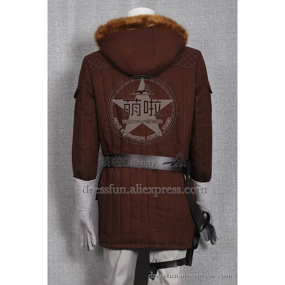Костюм для косплея Звездные войны Han Solo In Hoth Gear коричневая куртка новая форма