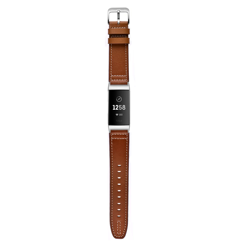 Ремешок из натуральной кожи для часов Fitbit Charger 3 18 мм|Ремешки часов| |