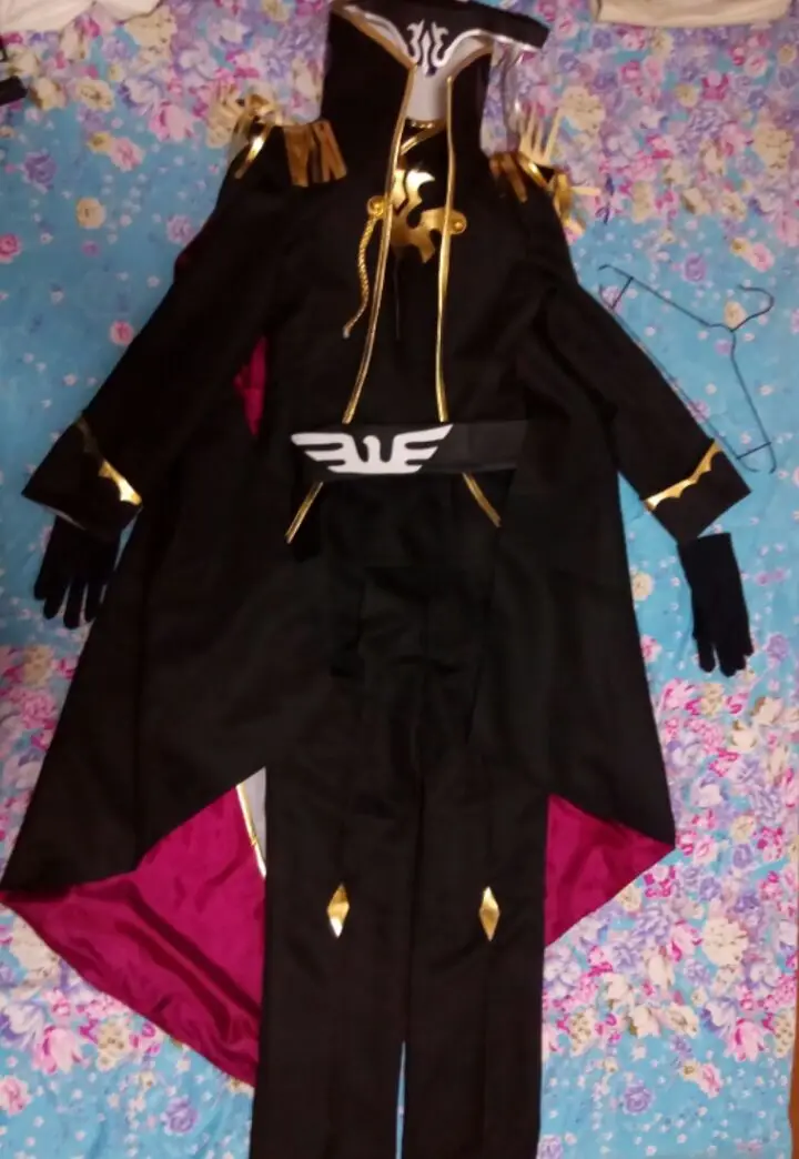 Костюм для косплея Anime Code Geass Джулиус Кингсли, включающий накладки на обувь и перчатки, глаз 11.